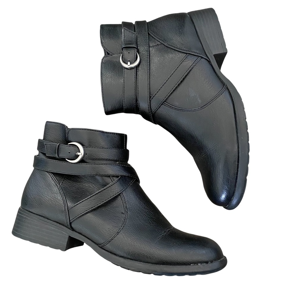 Life Stride Ally Black Ankle Bootie 7